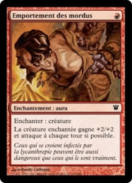 Emportement des mordus, carte Magic ISD 143 — extension Innistrad