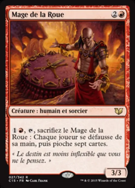 Mage de la Roue, carte Magic C15 27 — extension Commander 2015