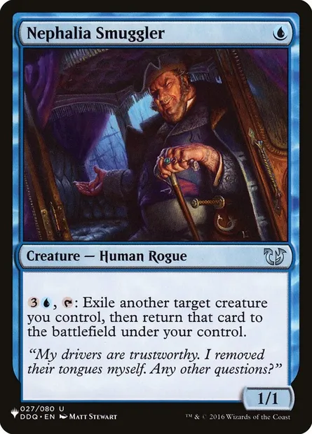 Nephalia Smuggler, Magic card PLST DDQ-27 — The List set