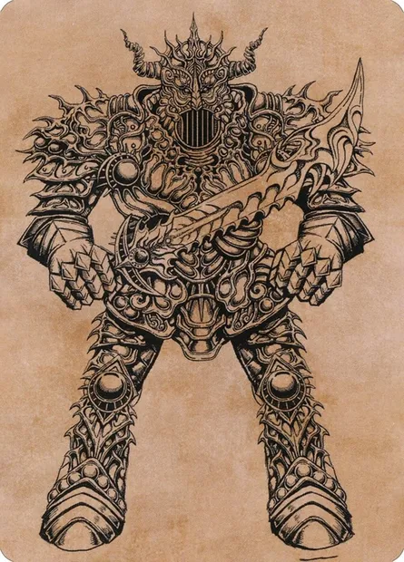 Iron Golem // Iron Golem, carte Magic AAFR 80 — extension Adventures in the Forgotten Realms Art Series