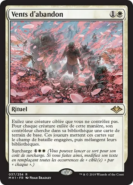 Vents d'abandon, carte Magic MH1 37 — extension Horizons du Modern