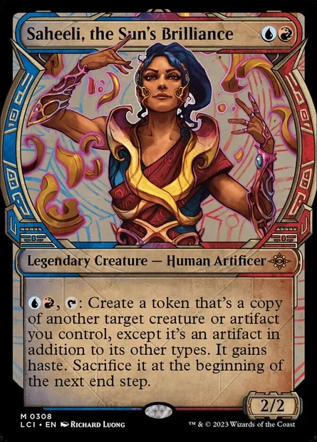 Saheeli, the Sun's Brilliance, Magic card LCI 308 — The Lost Caverns of Ixalan set