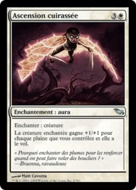 Ascension cuirassée, carte Magic SHM 2 — extension Sombrelande