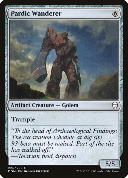 Pardic Wanderer, Magic card DOM 226 — Dominaria set