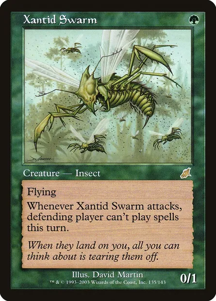 Xantid Swarm, Magic card SCG 135 — Scourge set