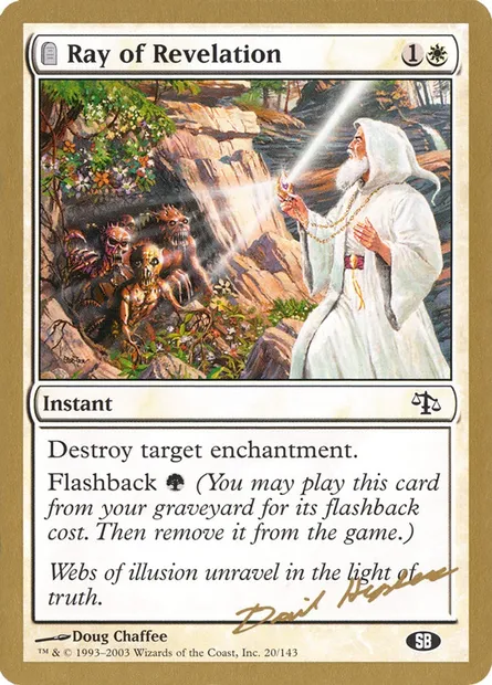 Ray of Revelation, Magic card WC03 dh20sb — World Championship Decks 2003 set