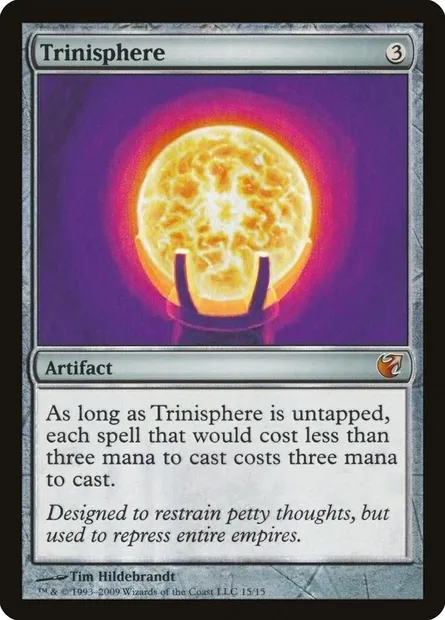 Trinisphere, Magic card V09 15 — From the Vault: Exiled set