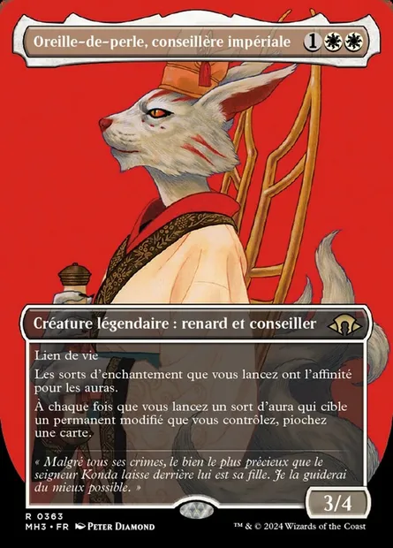Oreille-de-perle, conseillère impériale, carte Magic MH3 363 — extension Modern Horizons 3