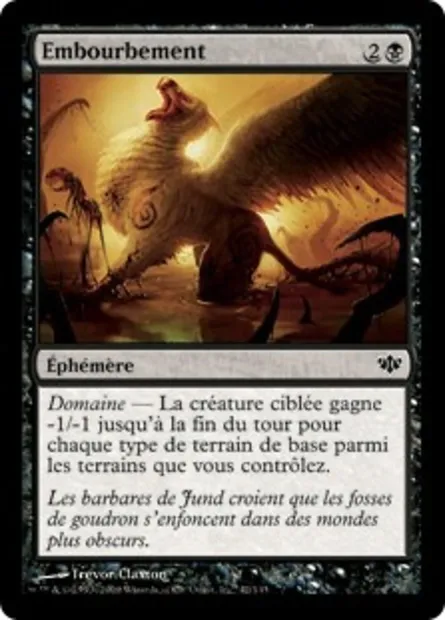 Embourbement, carte Magic CON 42 — extension Conflux