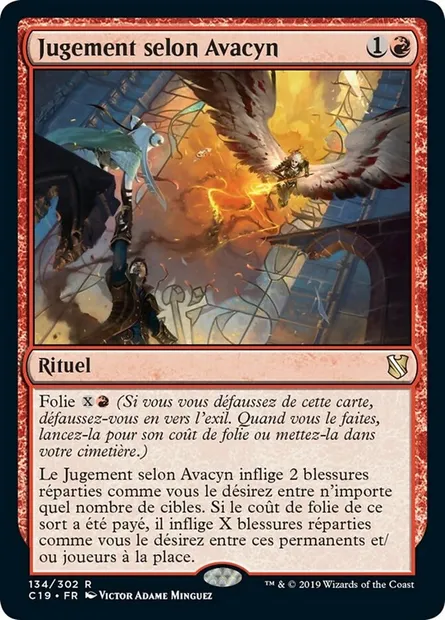 Jugement selon Avacyn, carte Magic C19 134 — extension Commander 2019