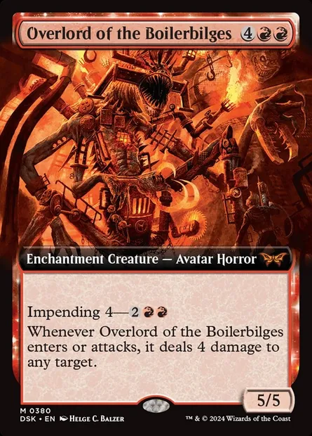 Overlord of the Boilerbilges, Magic card DSK 380 — Duskmourn: House of Horror set