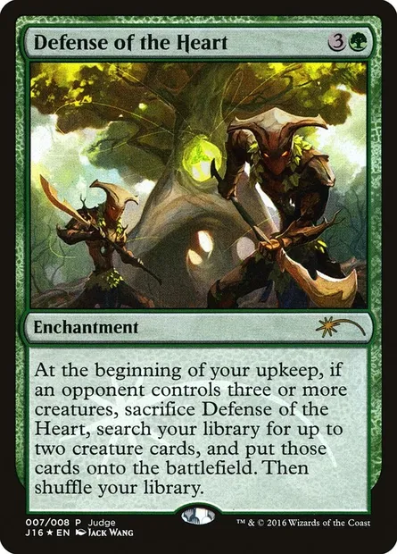 Defense of the Heart, Magic card J16 7 — Judge Gift Cards 2016 set