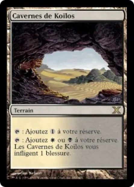 Cavernes de Koïlos, carte Magic 10E 350 — extension Dixième édition