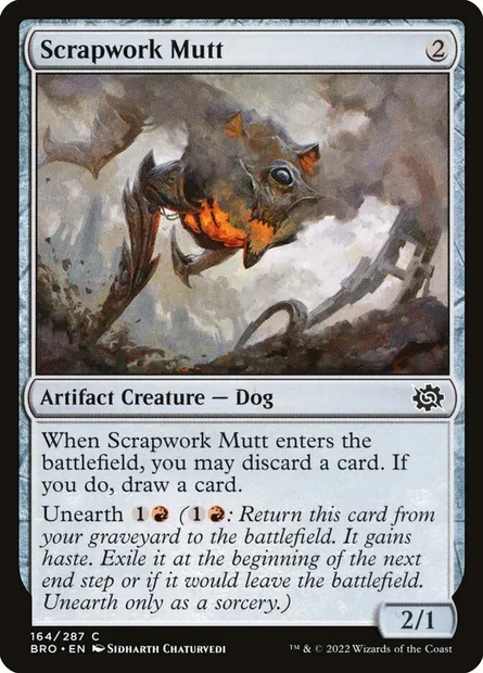 Scrapwork Mutt, Magic card BRO 164 — The Brothers' War set