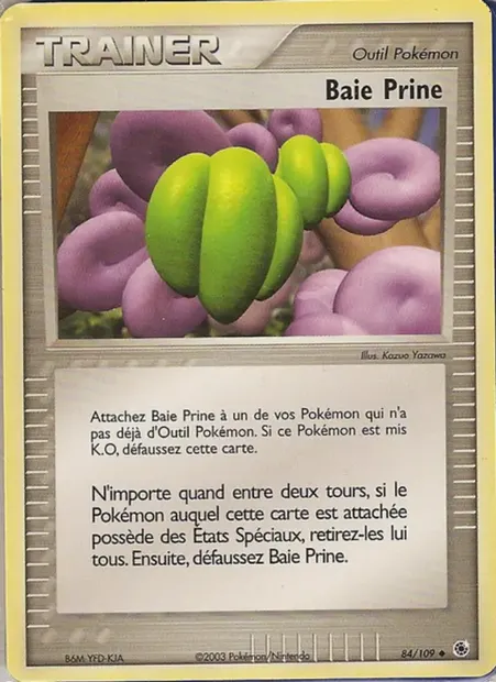 Baie Prine, carte Pokémon RS 84 — extension EX Rubis & Saphir