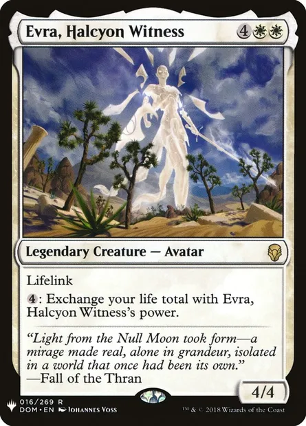 Evra, Halcyon Witness, Magic card PLST DOM-16 — The List set