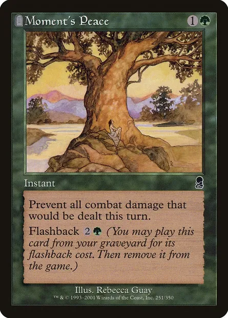 Moment's Peace, Magic card ODY 251 — Odyssey set