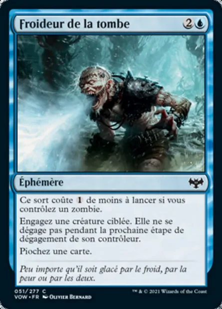 Froideur de la tombe, carte Magic VOW 51 — extension Innistrad : noce écarlate