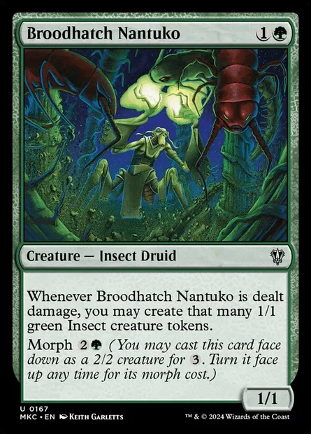 Broodhatch Nantuko, Magic card MKC 167 — Murders at Karlov Manor Commander set