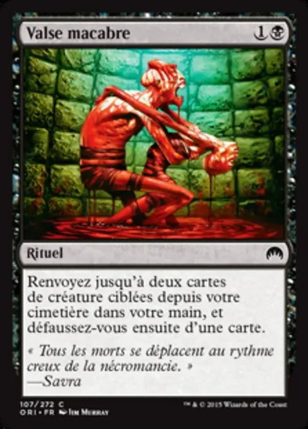 Valse macabre, carte Magic ORI 107 — extension Magic Origines