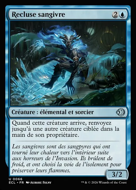 Recluse sangivre, carte Magic ECL 66 — extension Lorwyn Eclipsed