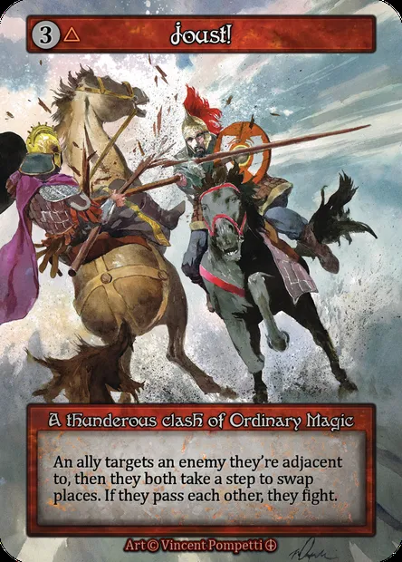 Joust!, carte Sorcery ATH 132 — extension Arthurian Legends