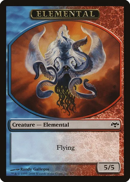 Elemental, Magic card TEVE 5 — Eventide Tokens set