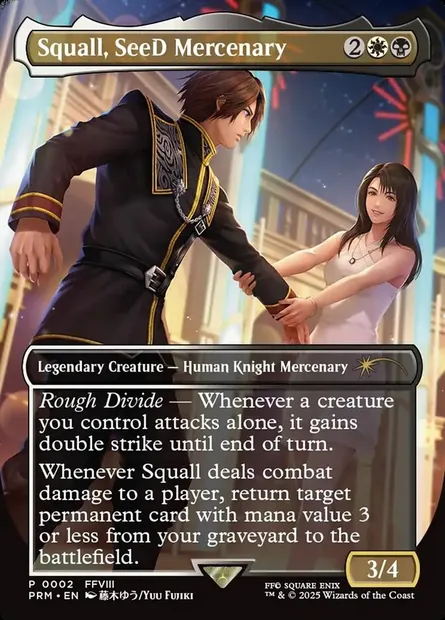 Squall, SeeD Mercenary, Magic card PSS5 2 — FIN Standard Showdown set