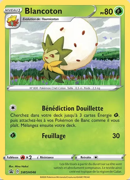 Blancoton, carte Pokémon SWSH 046 — extension Promo SWSH