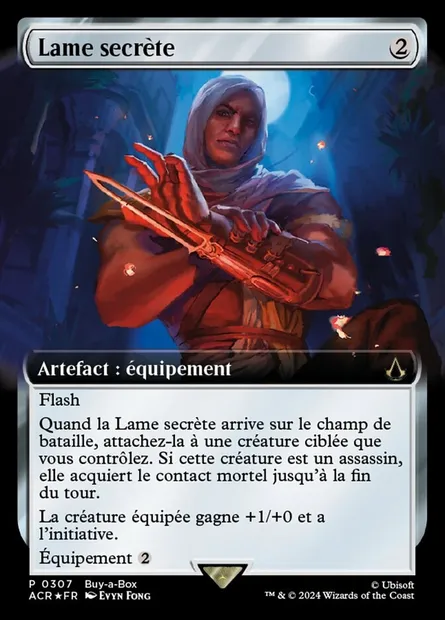 Lame secrète, carte Magic ACR 307 — extension Assassin's Creed