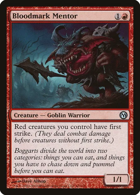 Bloodmark Mentor, Magic card DPA 40 — Duels of the Planeswalkers set