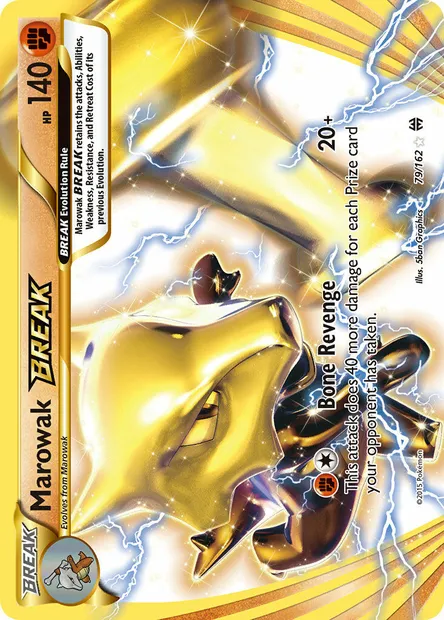 Marowak BREAK, Pokémon card BKT 79 — BREAKthrough set