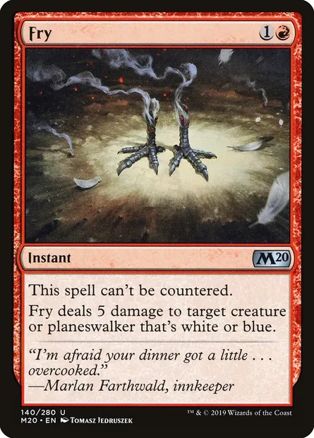 Fry, Magic card M20 140 — Core Set 2020 set