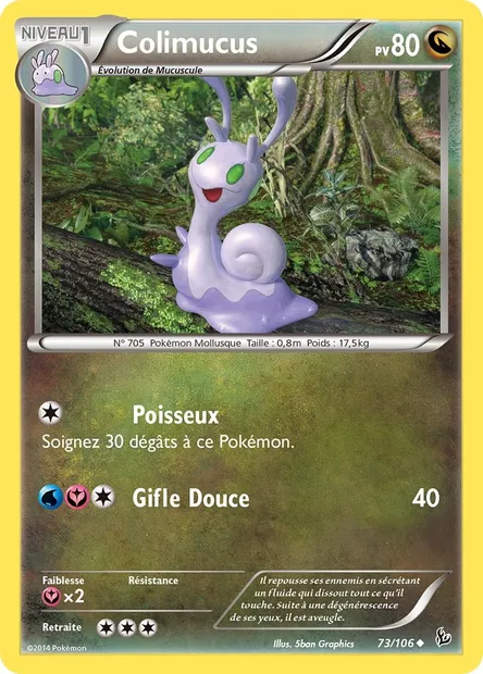Colimucus, carte Pokémon FLF 73 — extension Étincelles