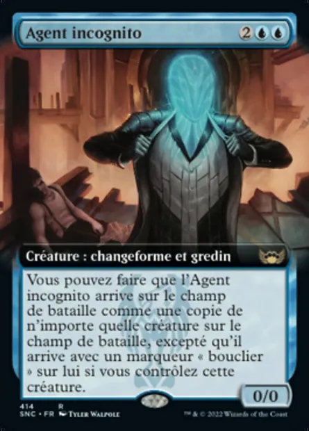 Agent incognito, carte Magic SNC 414 — extension Les rues de la Nouvelle-Capenna