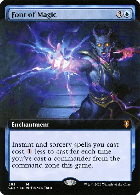 Font of Magic, Magic card CLB 562 — Commander Legends: Battle for Baldur's Gate set