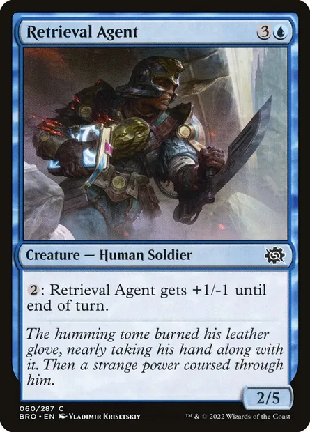 Retrieval Agent, Magic card BRO 60 — The Brothers' War set