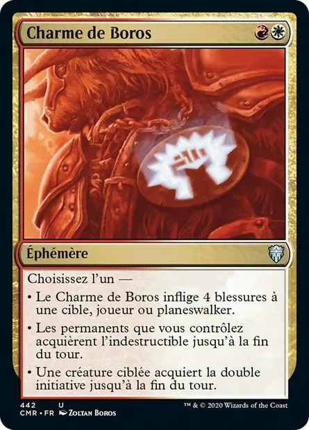 Charme de Boros, carte Magic CMR 442 — extension Commander Legends