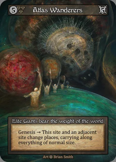 Atlas Wanderers, carte Sorcery ALP 022 — extension Alpha