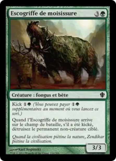 Escogriffe de moisissure, carte Magic C13 156 — extension Commander 2013