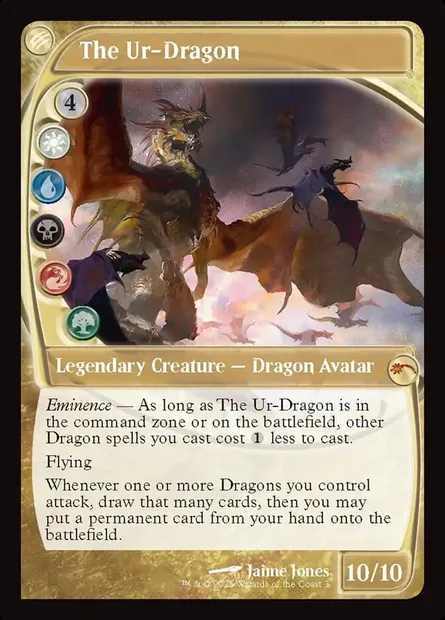 The Ur-Dragon, Magic card PF25 15 — MagicFest 2025 set