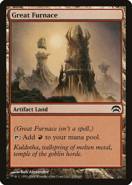 Great Furnace, Magic card HOP 133 — Planechase set