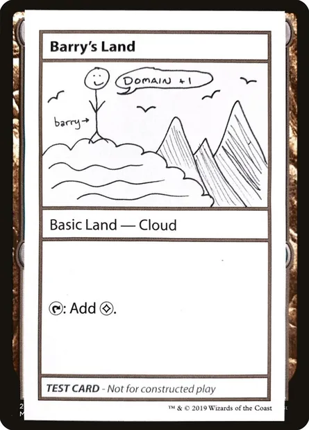 Barry's Land, Magic card CMB2 113 — Mystery Booster Playtest Cards 2021 set