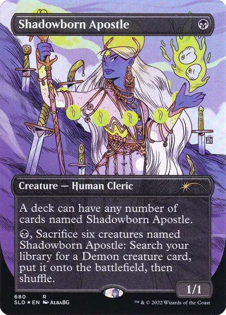 Shadowborn Apostle, Magic card SLD 680 — Secret Lair Drop set