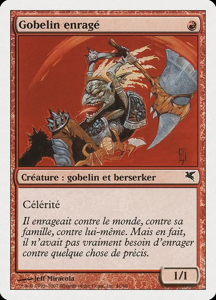 Gobelin enragé, carte Magic PSAL I41 — extension Salvat 2005