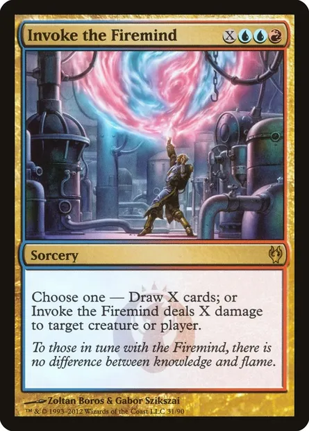 Invocation du Cérébropyre, carte Magic DDJ 31 — extension Duel Decks: Izzet vs. Golgari