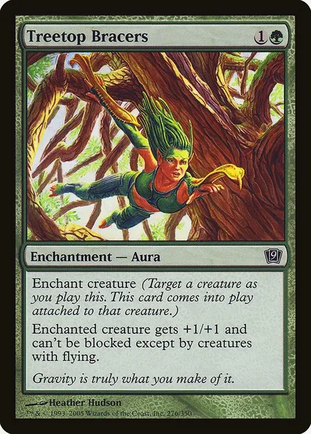 Treetop Bracers, Magic card 9ED 276★ — Ninth Edition set