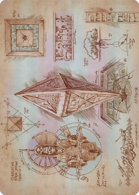 Keening Stone // Keening Stone, carte Magic ABRO 64 — extension The Brothers' War Art Series