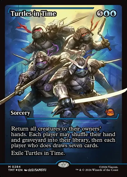 Turtles in Time, Magic card TMT 284 — Teenage Mutant Ninja Turtles set