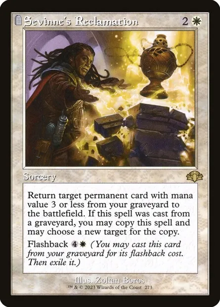 Sevinne's Reclamation, Magic card DMR 273 — Dominaria Remastered set